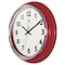Infinity Instruments Gas Station Classic Wall Clock, Red, 12 in. 20332RD-4562 - alternate 6